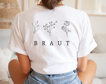 JGA Braut Shirt - Braut-  Team Braut - Hochzeit - Geschenk - Junggesellinnenabschied - T-Shirts - Brautgeschenk - Bride to be - Geschenkidee