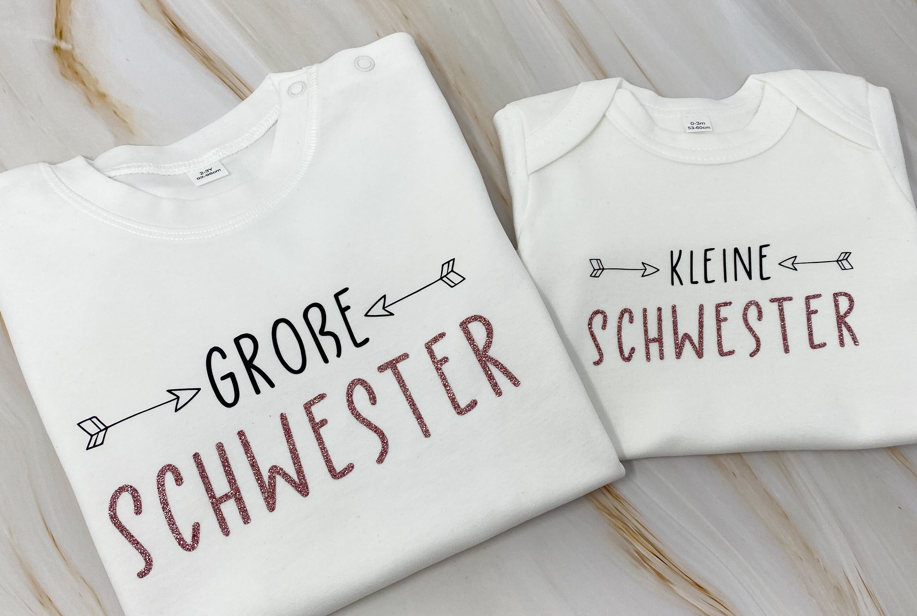 Bügelbild Große Schwester kleine Schwester. Geschwister Etsy