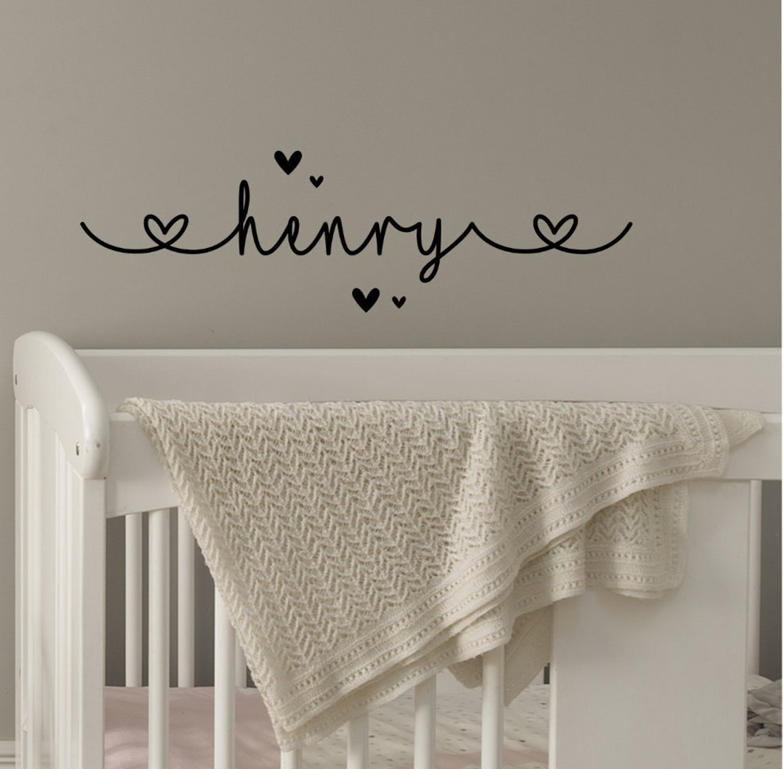 Wall decal wall stickers personalized with name. Name Etsy