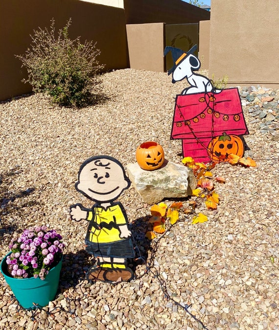 Charlie Brown Fan Art Yard Display the Great Pumpkin - Etsy