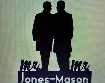 Mr & Mr Wedding Sign