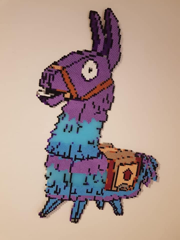 Fornite Llama Perler/Hama bead Art Etsy