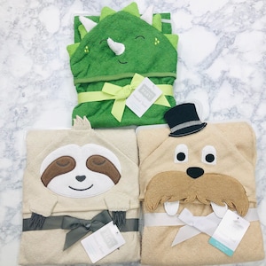 Sloth baby towel sale