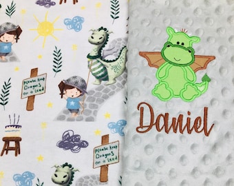 Dragon baby blanket