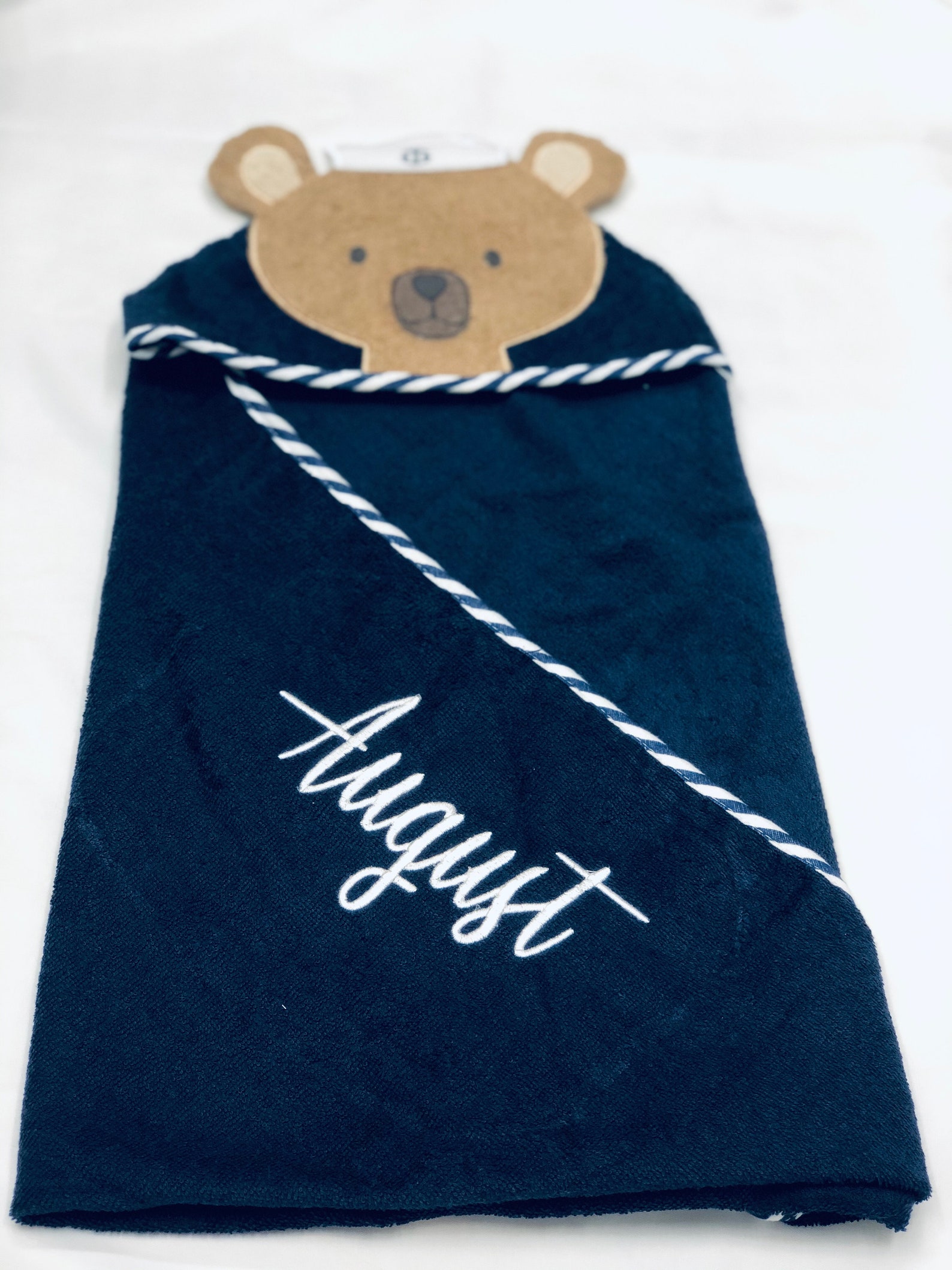 Personalized Hooded Baby Boy Bath Towels Hooded Bath Towels Etsy