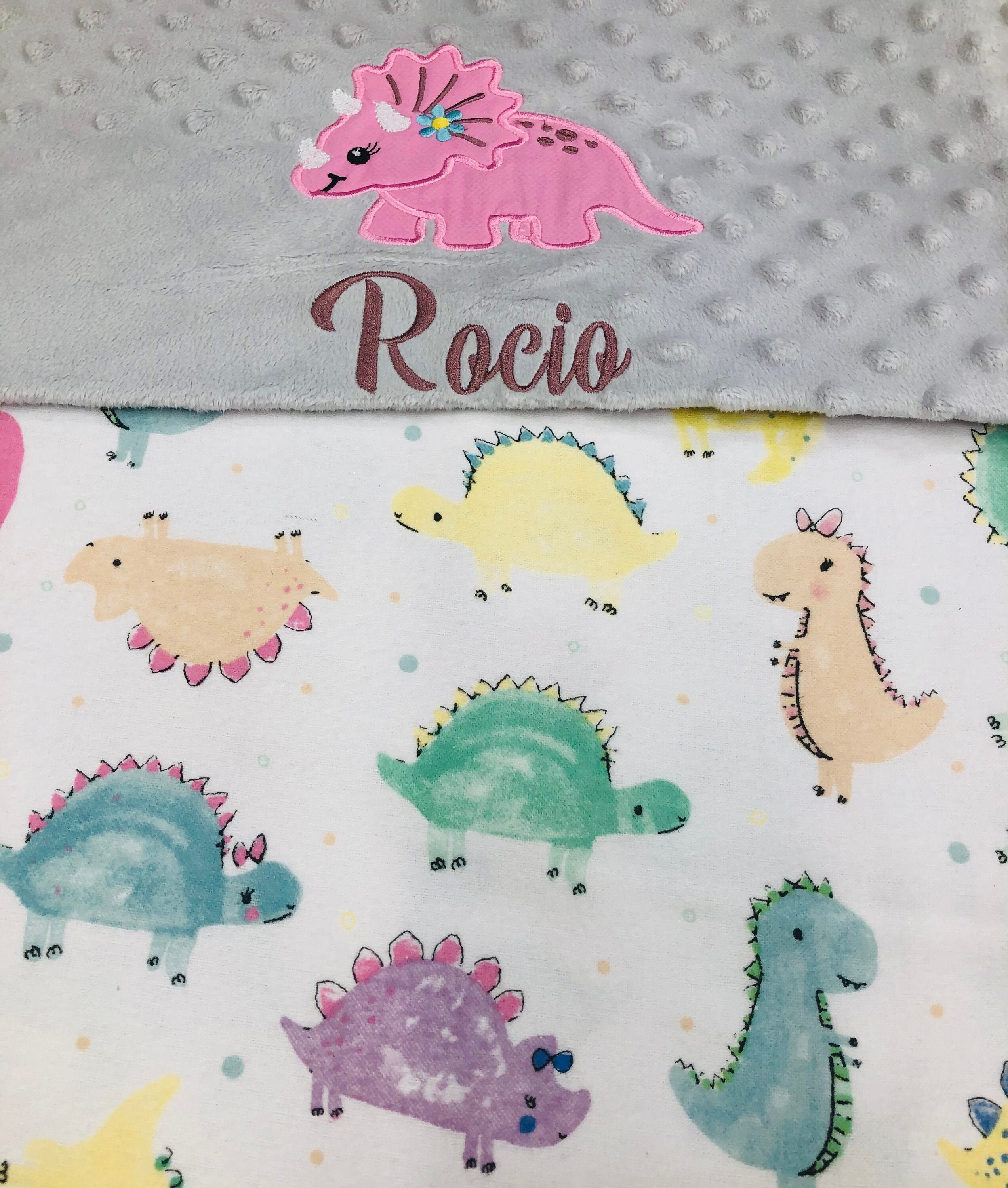 Personalized Dinosaur Baby Blanket / Dinosaur Blanket With Etsy