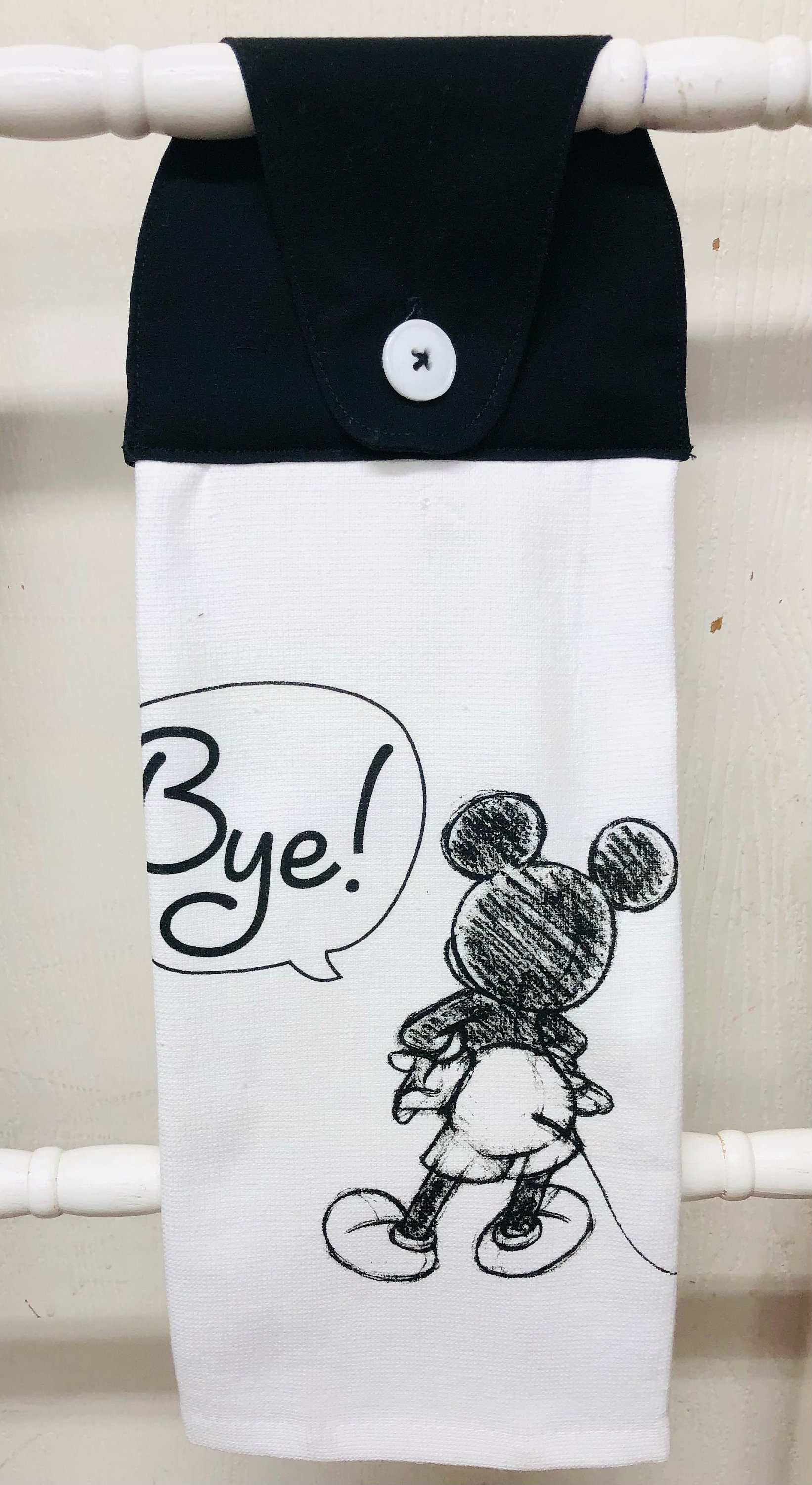Mickey Mouse Hanging Kitchen Towel/ Kitchen Towels/mickey Etsy UK