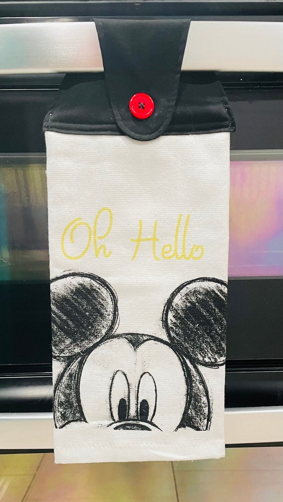 Mickey Mouse Hanging Kitchen Towel/ Kitchen Towels/mickey 