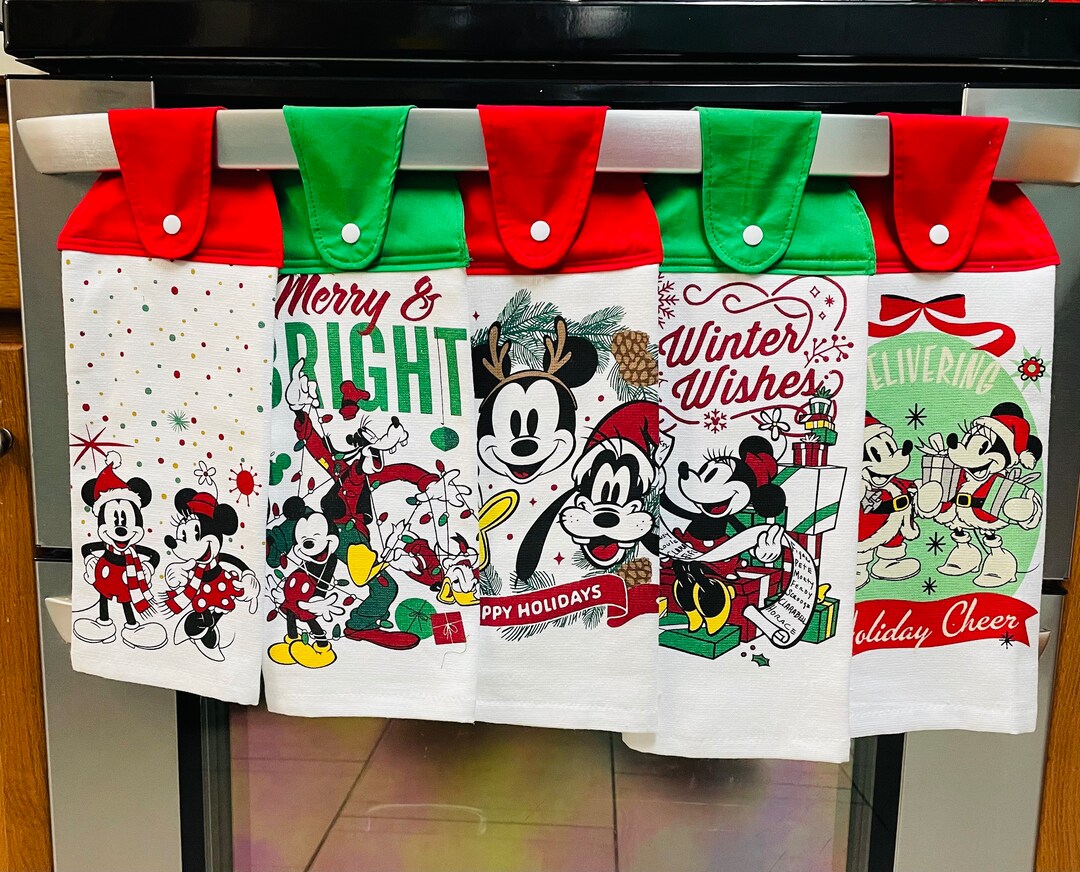 Disney Kitchen Towel Set - Mickey and Minnie Gingerbread