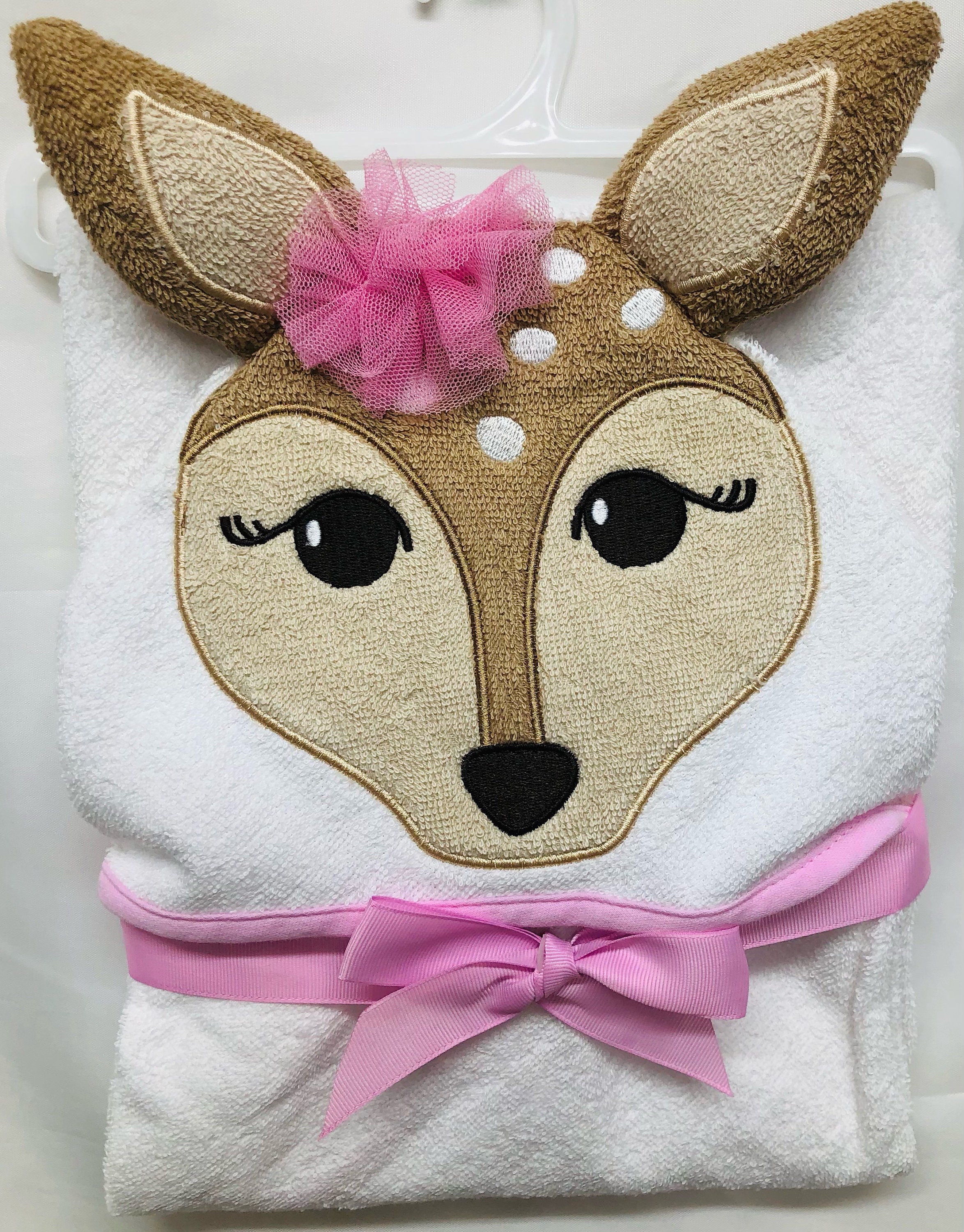 Personalized Hooded Baby Girl Bath Towels Hooded Bath Towels Etsy