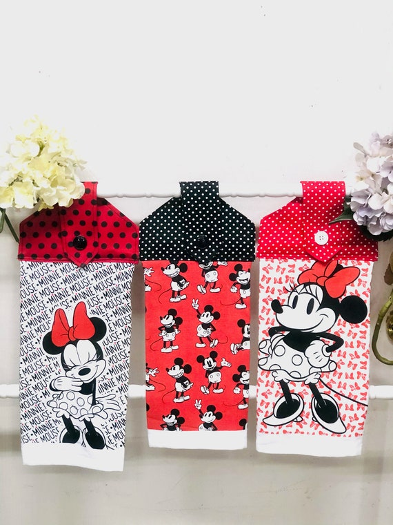 mickey and minnie dish towels