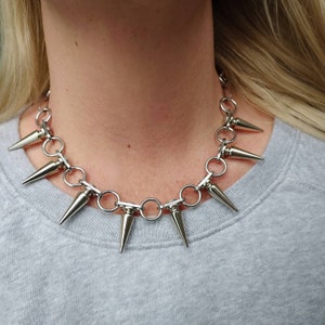 Mens punk shop necklace