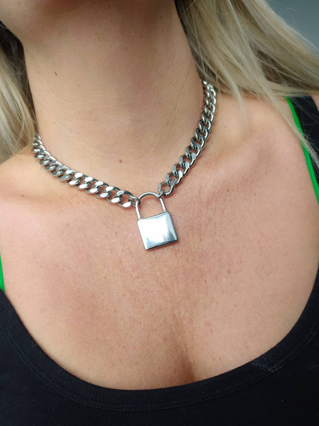 【HURLEY BURLEY】STERLING SILVER PADLOCK NECKLACE イニシャル HURLEY BURLEY】STERLING SILVER PADLOCK NECKLACE イニシャル
