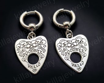 Ouija planchette earrings