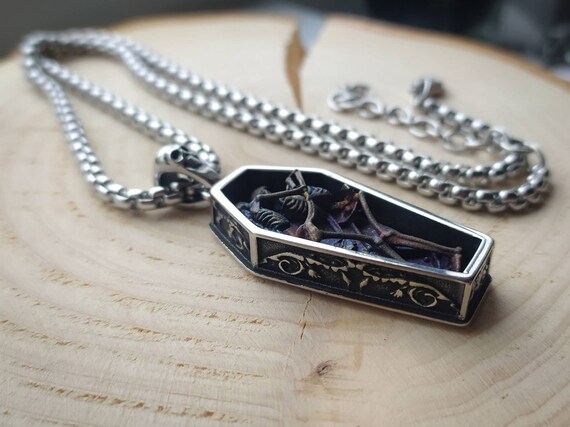 Flower Locket Necklace S00 - Men - Fashion Jewelry