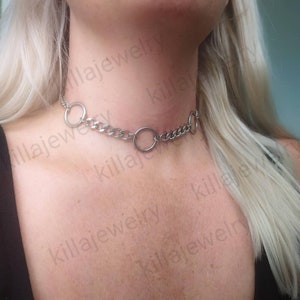 ネックレス・チョーカー BASSCLEF Men's Choker Necklace Chain Surgical Amazon.com: KTS 13/15/17/19mm Men's Choker Tail Hip Hop