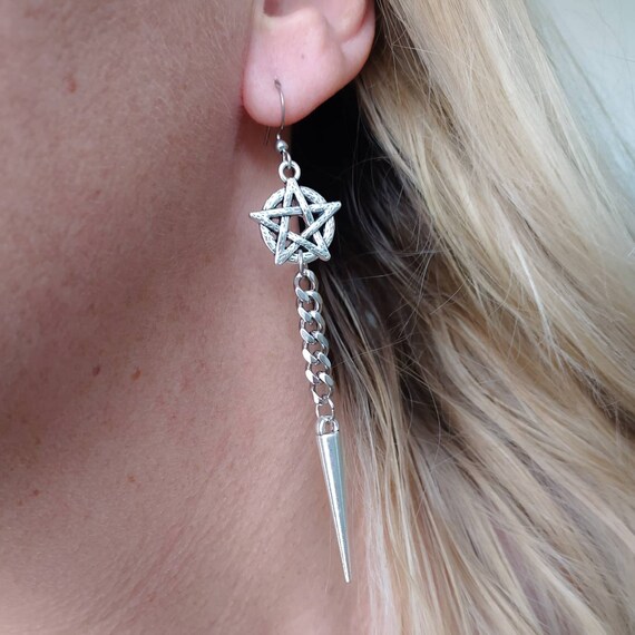 Goth earrings shop