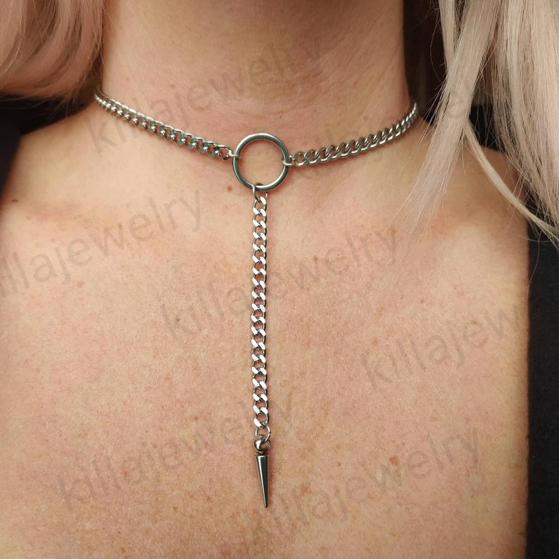 ネックレス・チョーカー Chain Logo Necklace thin 202163129-1-silver?$n_750w$&