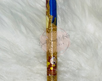 Beauty & b east glitter pen| glitter pen| gel pen| beast| b eauty pen| b east glitter pen
