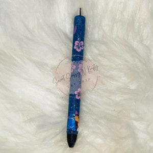 S tich Glitter Pen | Glitter Pen| Stitch Pen| s t i c h pen| sti ch