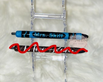 Crayon Glitter Pen/ Crayon Pen/ Glitter Pen/ Personalized Crayon Pen/ Teacher Pen/ Teacher glitter pen/ teacher crayon pen