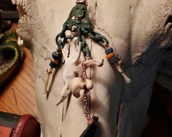 Pendiente colgante de cadena de la edad vikinga