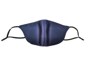 Mulberry Silk Face Mask: Breathable, Adjustable, with Filter Pocket