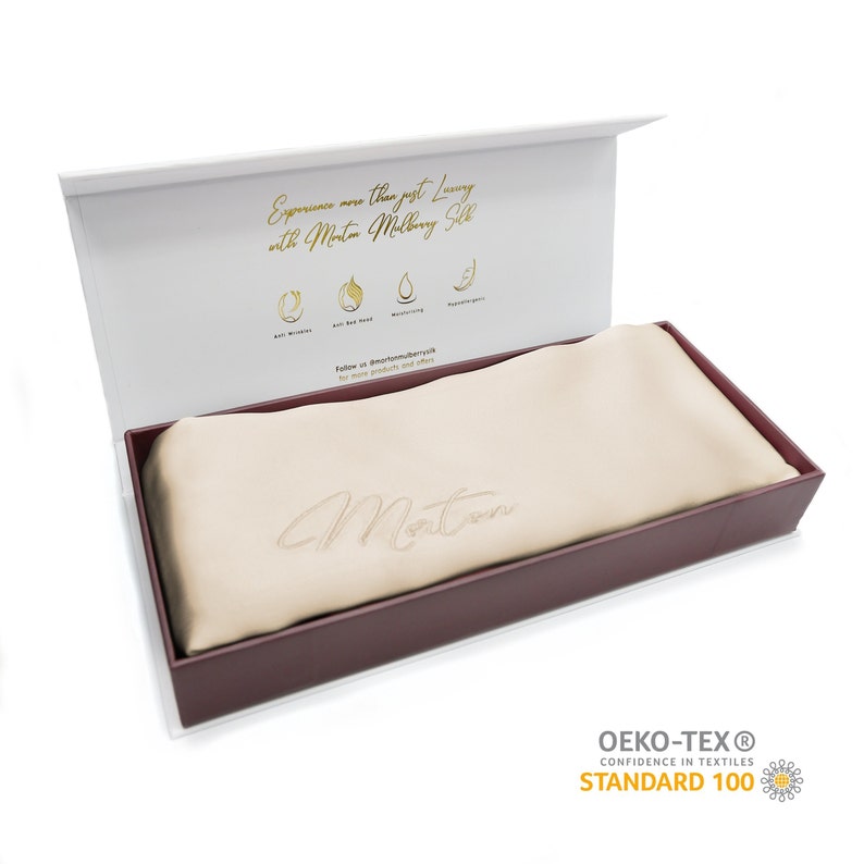 22 Momme 100% Pure Mulberry Silk Pillowcase Gift Box