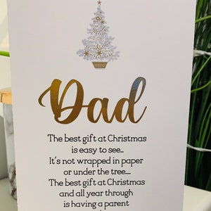 Papa Weihnachtskarte, Beziehung Weihnachtskarte, besondere Person, personalisiert