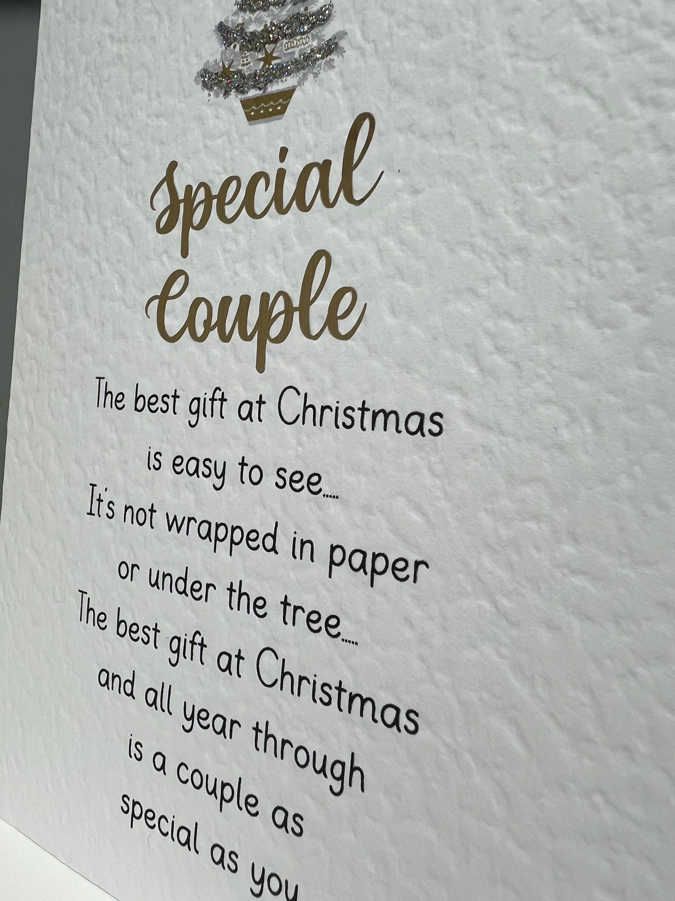 Weihnachtskarte 'To A Special Couple' – Mit Zwei Rotkehlchen, A5 (148x210 Mm), Von Olivia Samuel