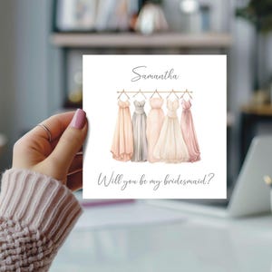 Cartão de pedido de casamento para madrinha. Você quer ser minha madrinha? Cartão de pedido de casamento para madrinha. Cartão personalizado para madrinha.