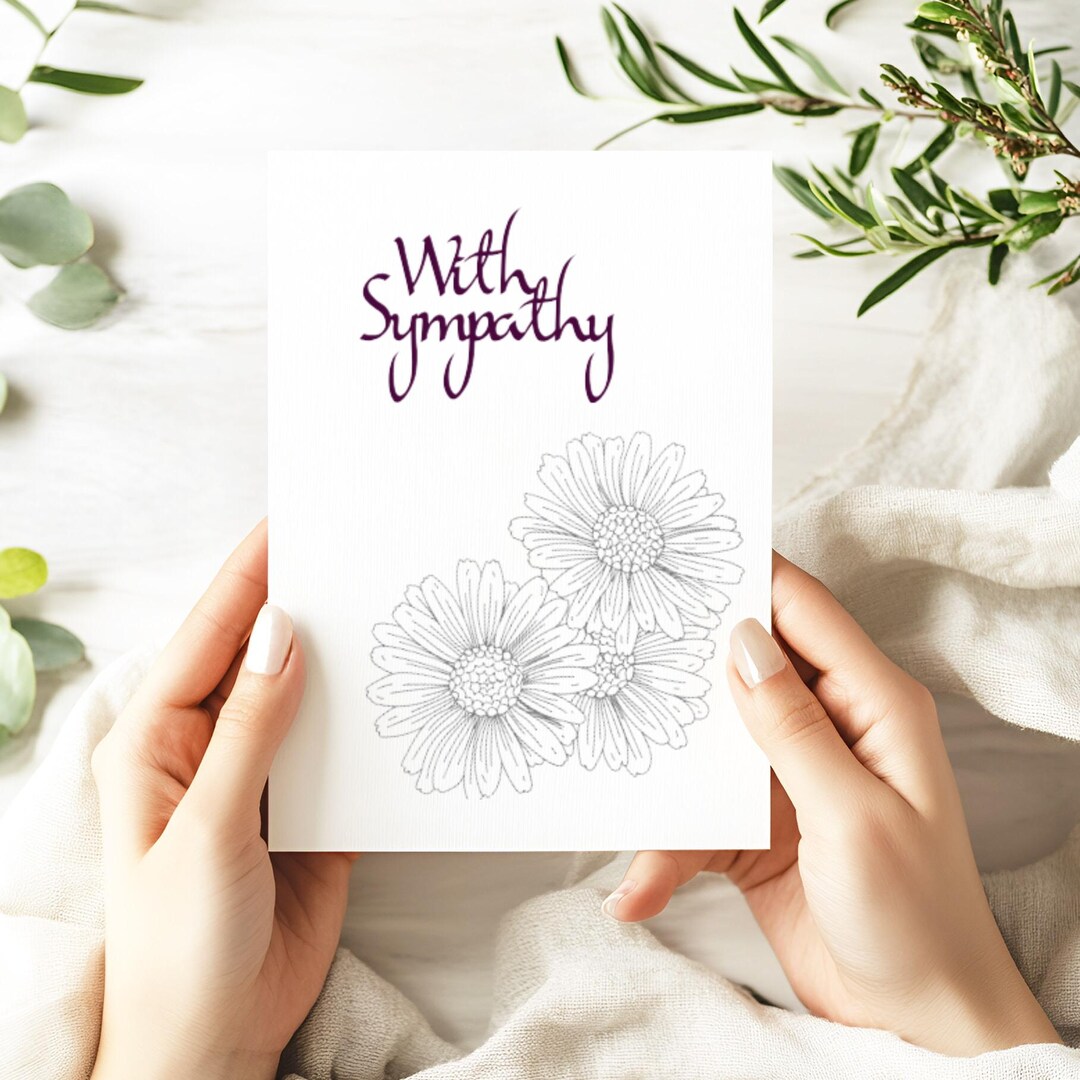 Sympathy Card, Thinking of You, Sorry for Your Loss - Etsy