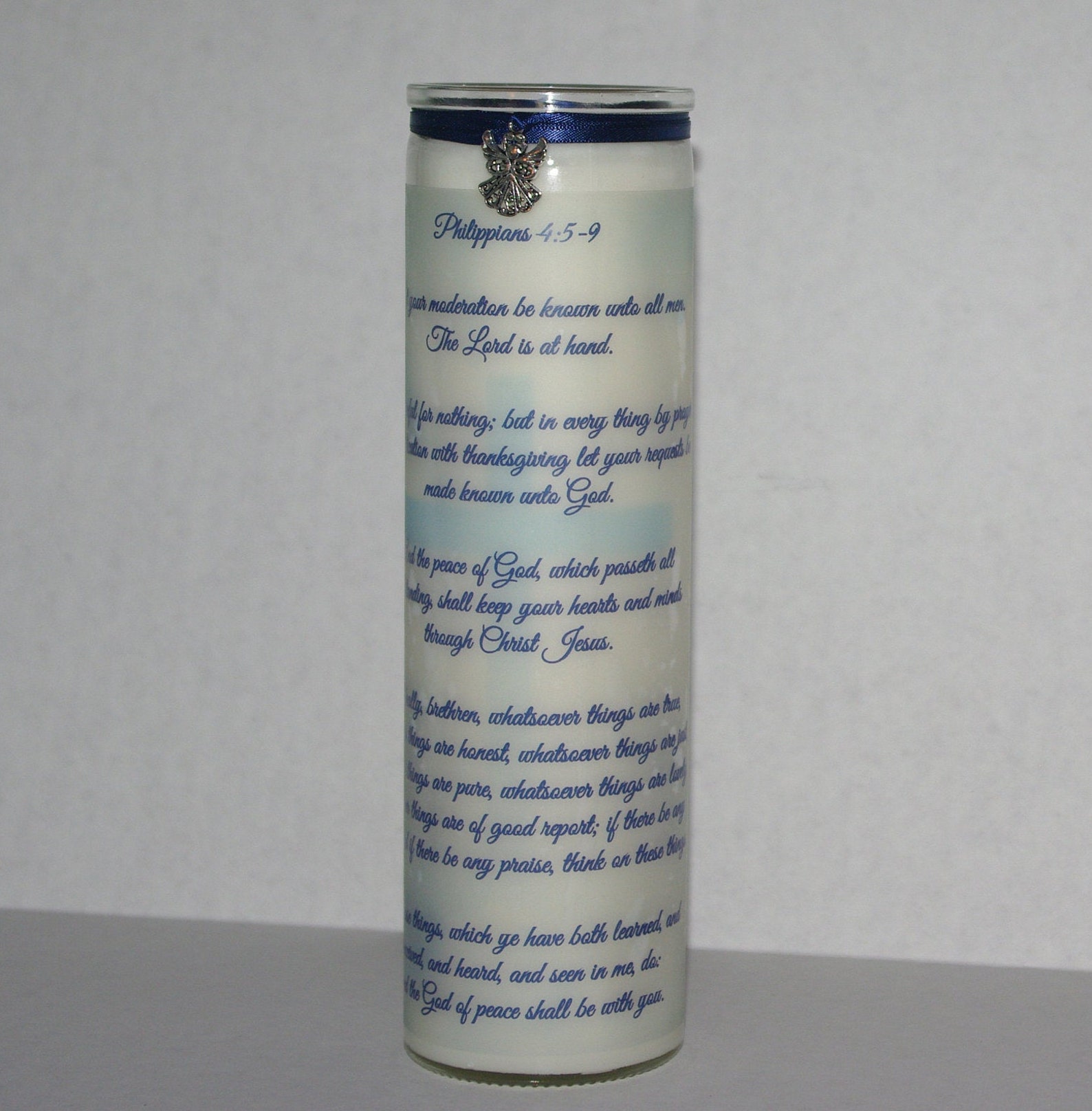 Set of Three Prayer Candles Personalize With Your Message. Etsy