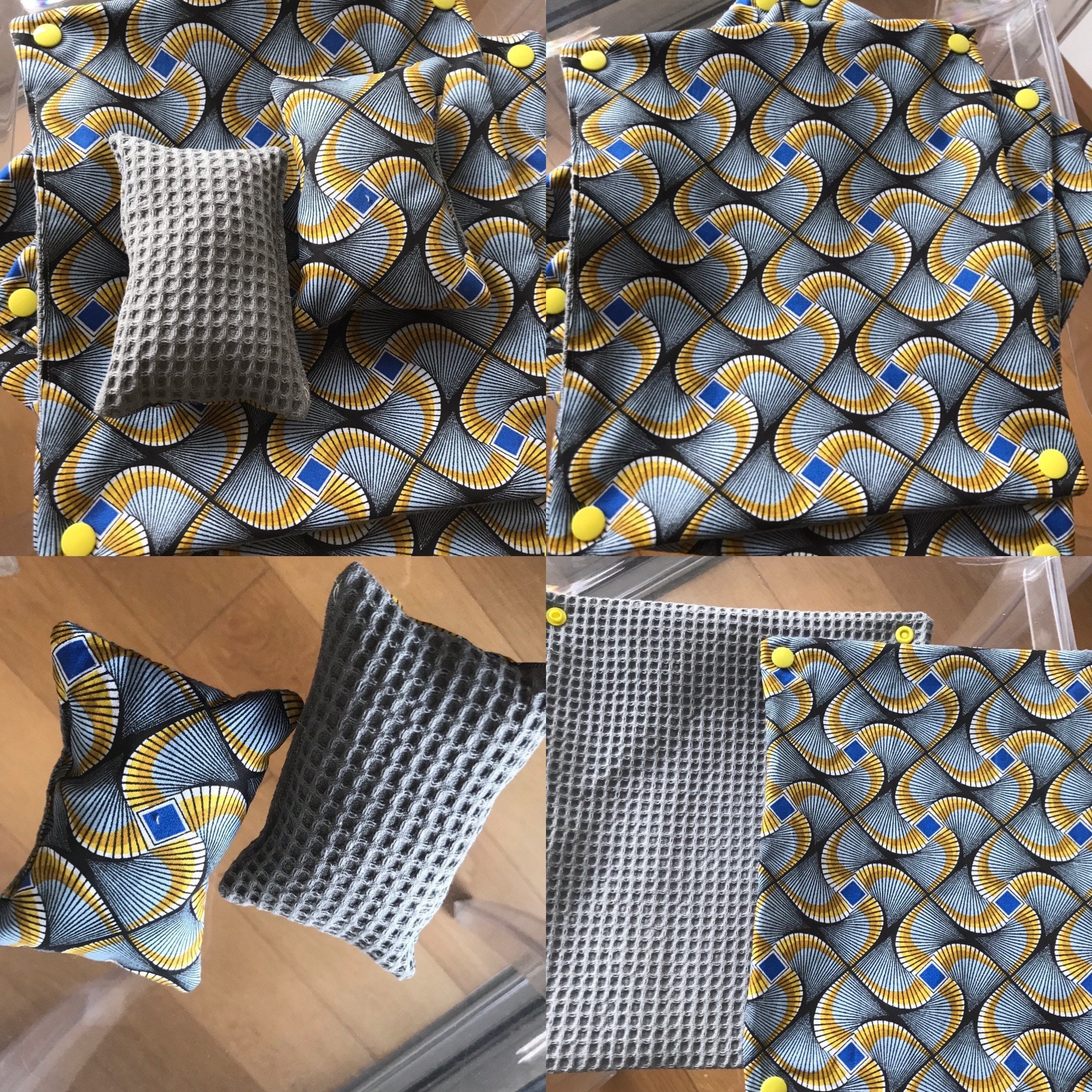 Ensemble Éponges et Essuie Tout Lavables Réutilisables