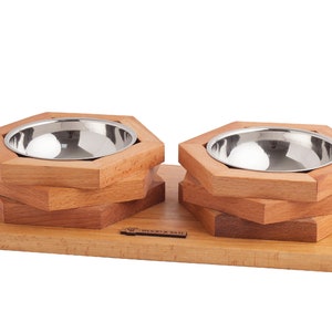 Personalized Dog Bowl Stand (1pc) Dog Feeder, Dog Furniture, Pet Bowl Holder, Dog Food Bowl, Dog Feeding Station,  Dog Bowl Holder, Dog Gift
