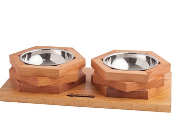 Personalized Dog Bowl Stand (1pc) Dog Feeder, Dog Furniture, Pet Bowl Holder, Dog Food Bowl, Dog Feeding Station,  Dog Bowl Holder, Dog Gift