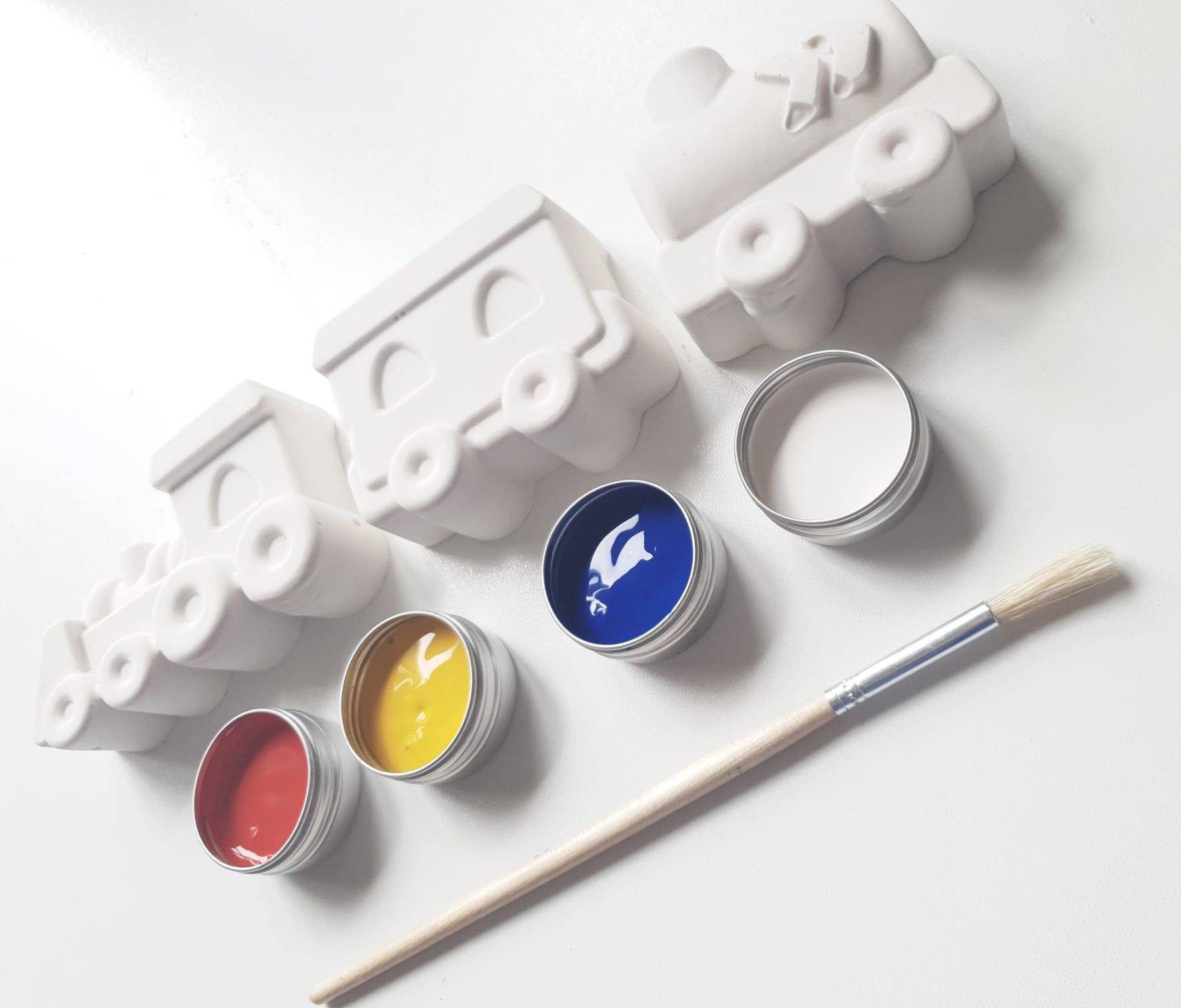 Train paint your own set Etsy