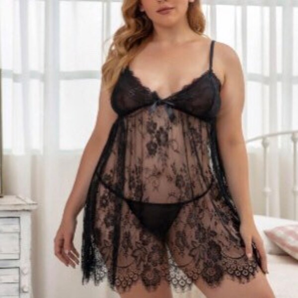 Plus Size Lingerie Slips