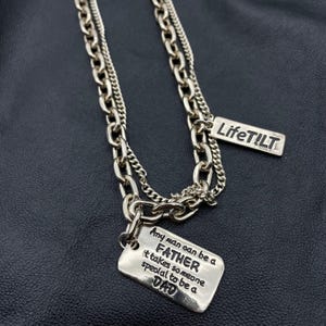 Stainless Steel Dad Necklace