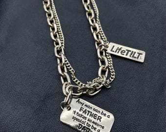 Stainless Steel Dad Necklace
