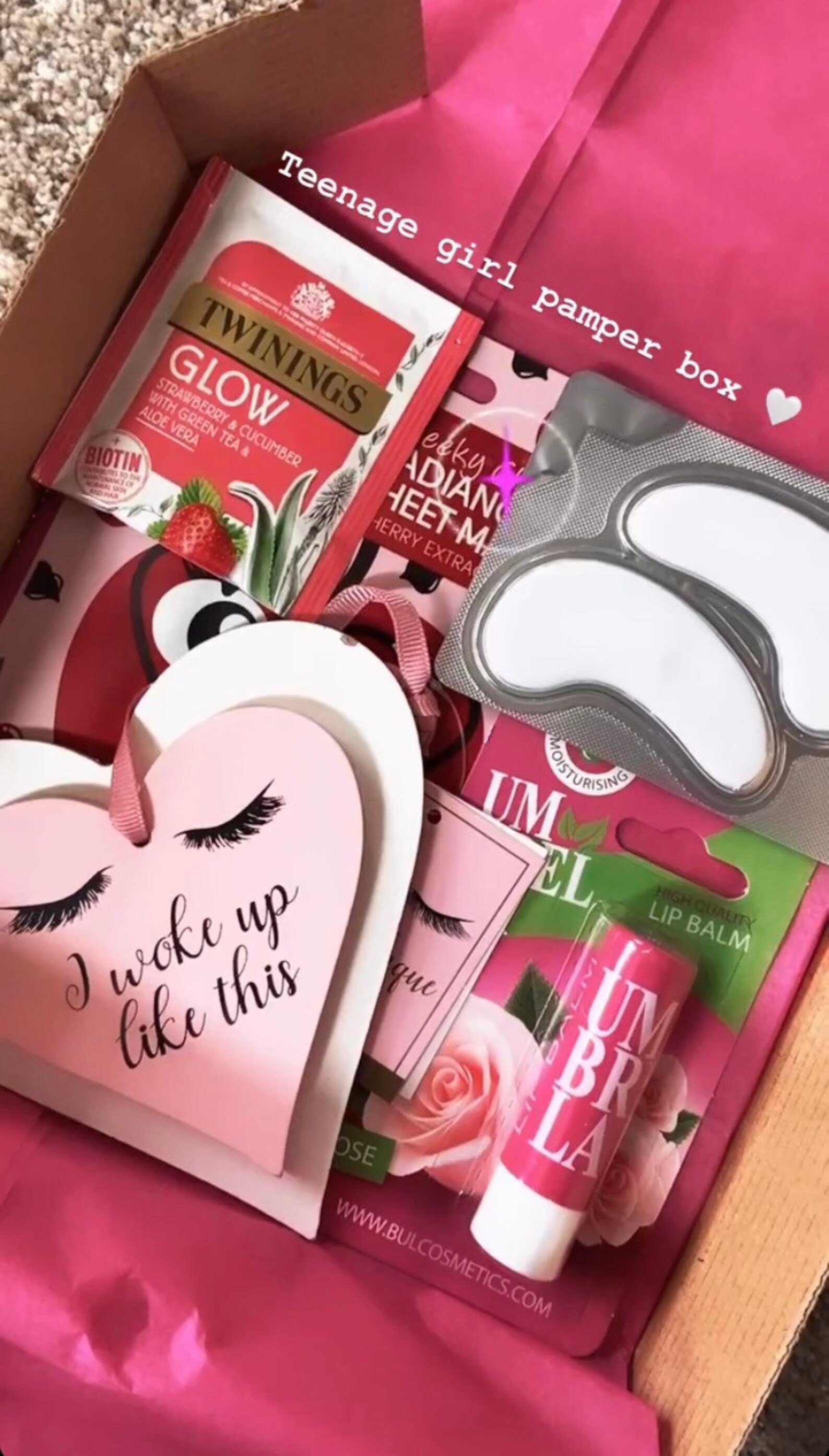 Girly Pamper Box Teenage Girl Gifts Teen Girl Just Etsy UK