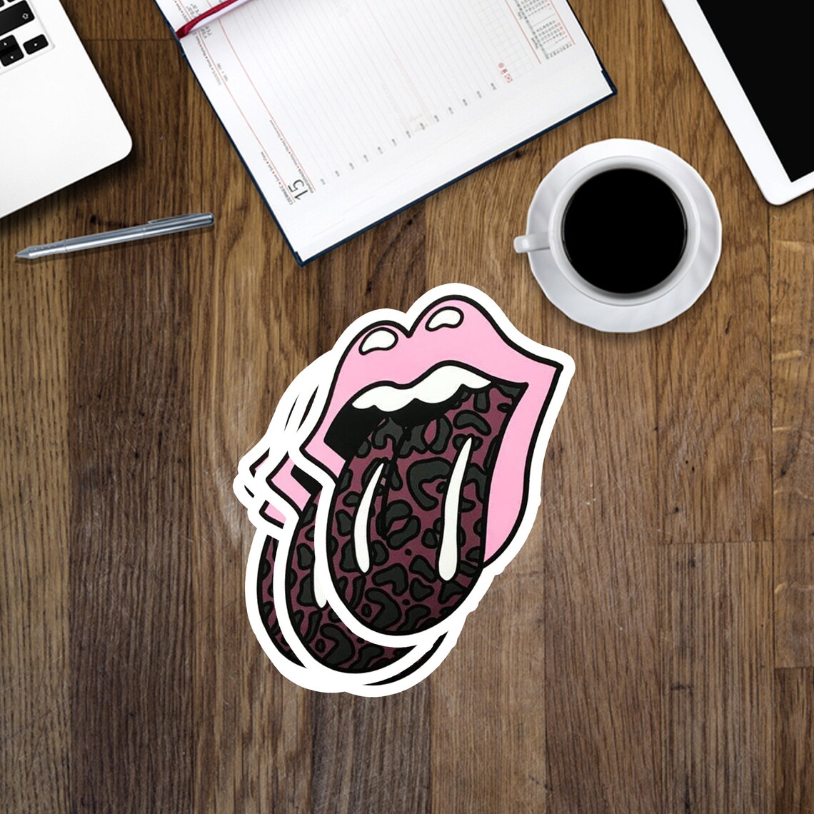 The Rolling Stones sticker rock band logo Sticker Vinyl | Etsy