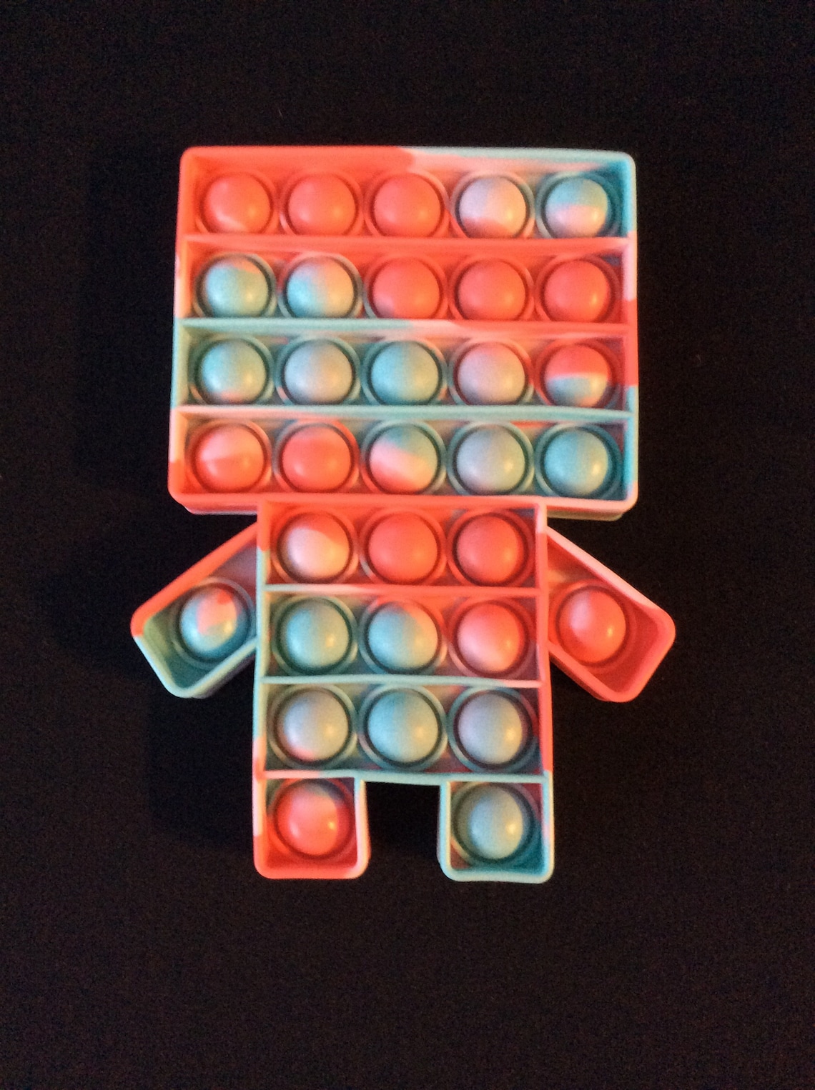 Minecraft Bubble Pop It 6 inches tall x 4 inches wide. Etsy