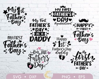 Download 1st Father S Day Svg Etsy