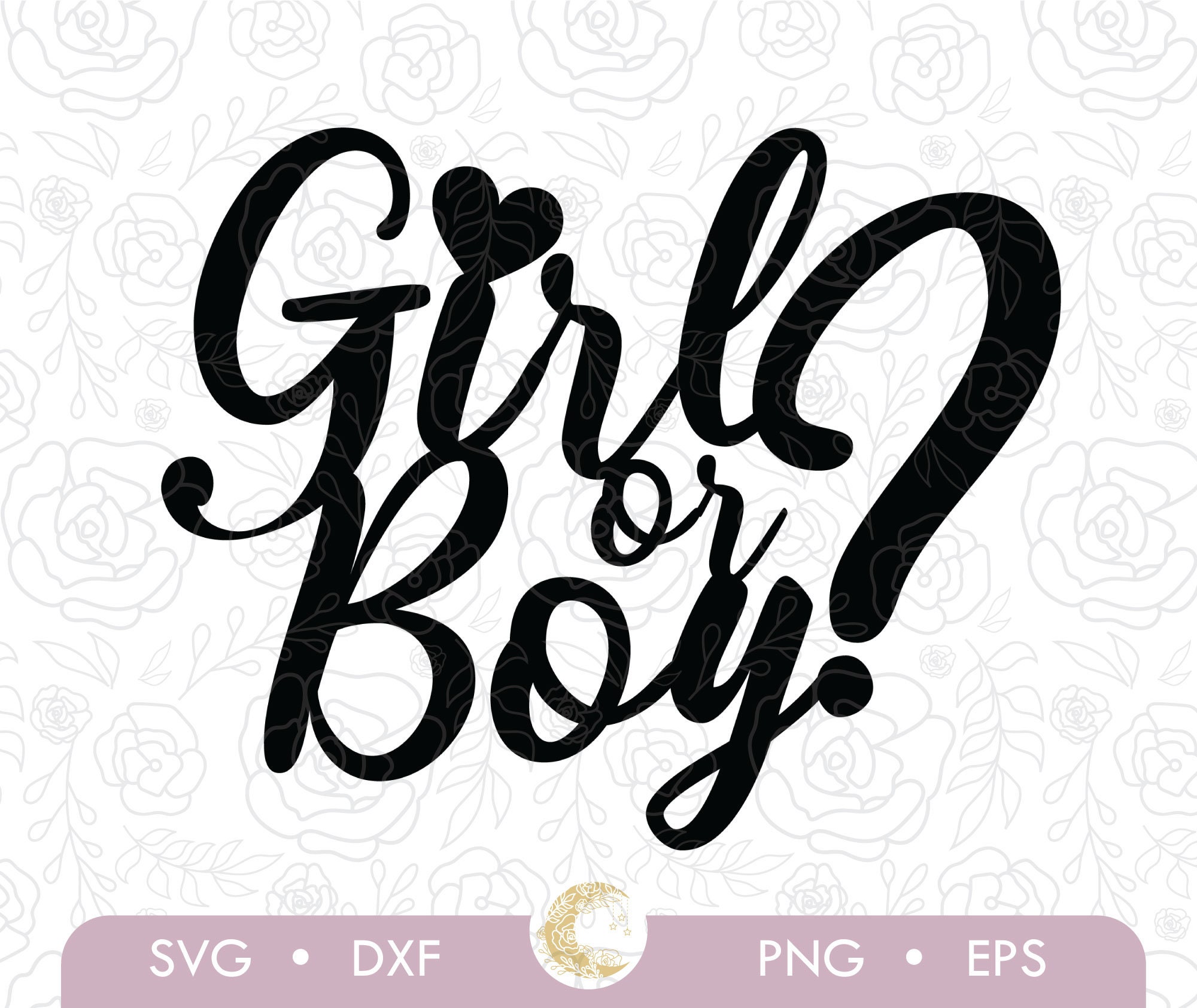 Boy or Girl Svg Boy or Girl Cake Topper Svg Cake Topper Svg Etsy
