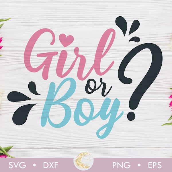 Boy or Girl SVG, Pink Or Blue We Love You SVG, Pink Or Blue Mommy Daddy Loves You SVG, Gender Reveal sublimation, Svg, png, dxf, eps
