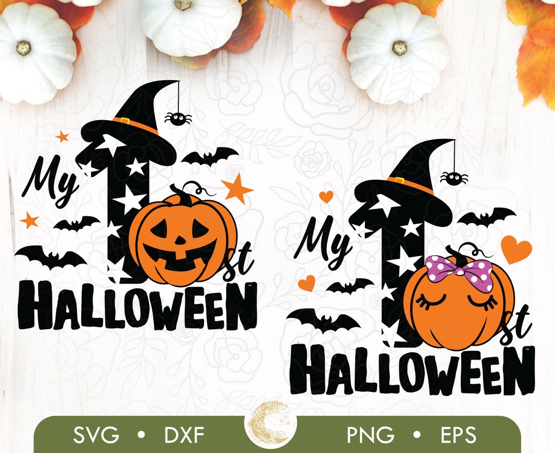 My 1st Halloween Bundle SVG My First Halloween Svg - Etsy