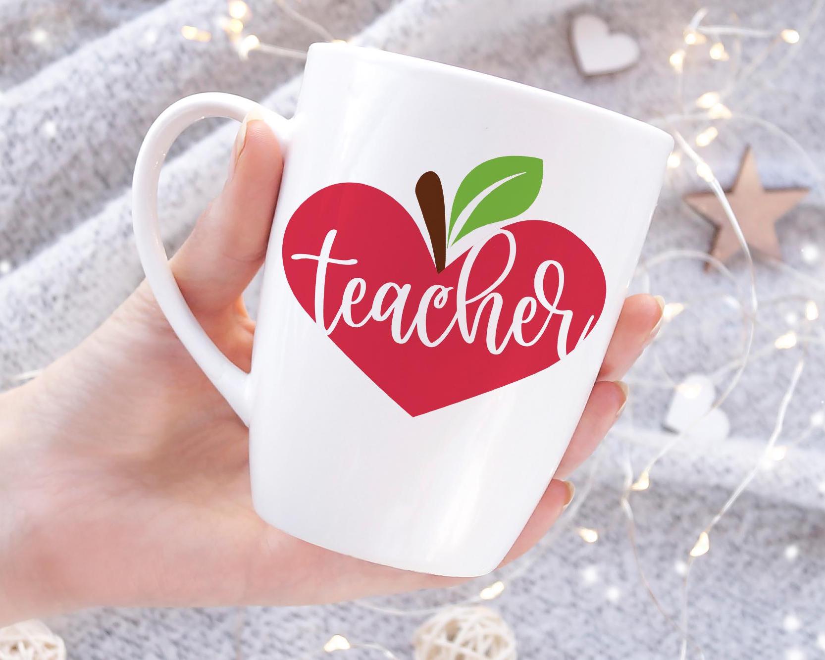 Teacher Appreciation Gift SVG Bundle, Thank You Cut Files, Perfect Gift ...