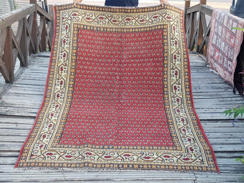 Turkisk matta Handvävd ull Vintagematta Vintage Boho Orientalisk matta (21,5 x 1,7 m) Persisk matta Antik matta Area Matta Golvmatta Orientalisk bild 13