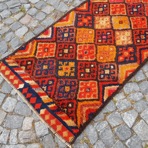 Persian Rug Large Rug - antique rug , vintage rug , 15 shops x 3.1 ft. , oushak rug , bedroom rug , wool rug, floral rug B11 Persian